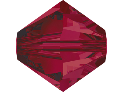 Swarovski Bicone Doppelkegel Perlen 4mm Farbe Ruby